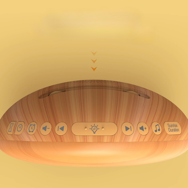 Světelný budík se zvuky přírody