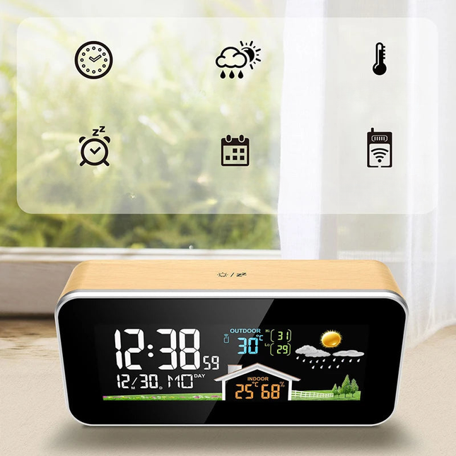 Chytrý budík s předpovědí počasí