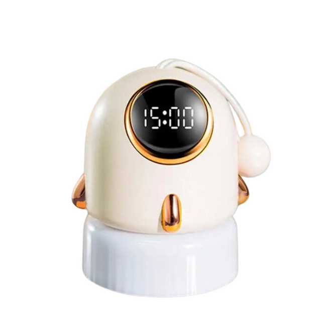 Dětský budík ve tvaru rakety