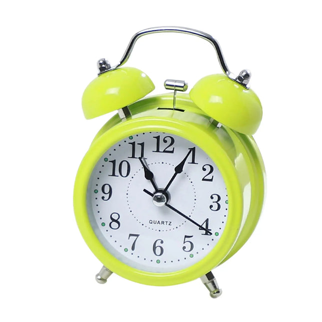 Klasický vintage budík se dvěma zvonky