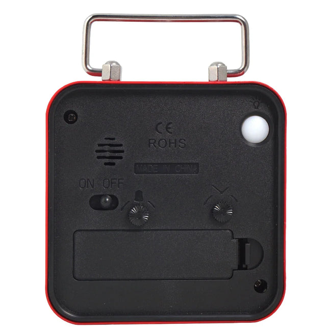 Malý čtvercový přenosný budík