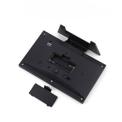 Digitální budík s kalendářem a teploměrem