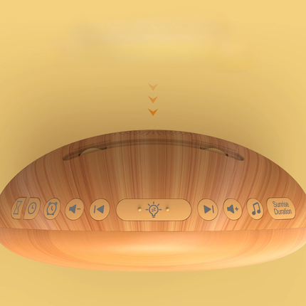 Světelný budík se zvuky přírody