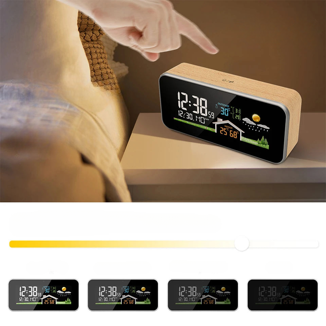 Chytrý budík s předpovědí počasí