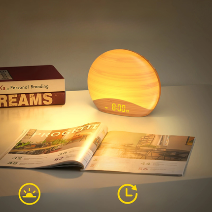 Světelný budík se zvuky přírody