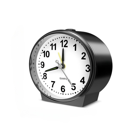 Malý analogový budík na baterie