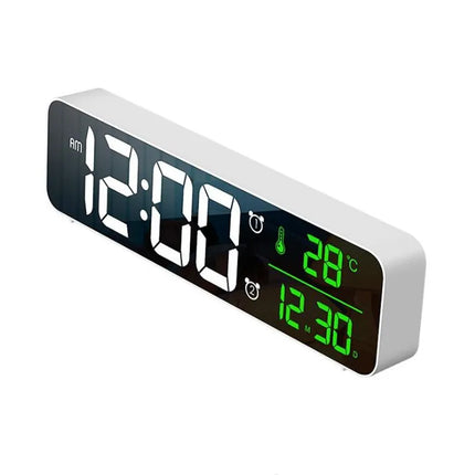 Digitální budík s datem a teploměrem