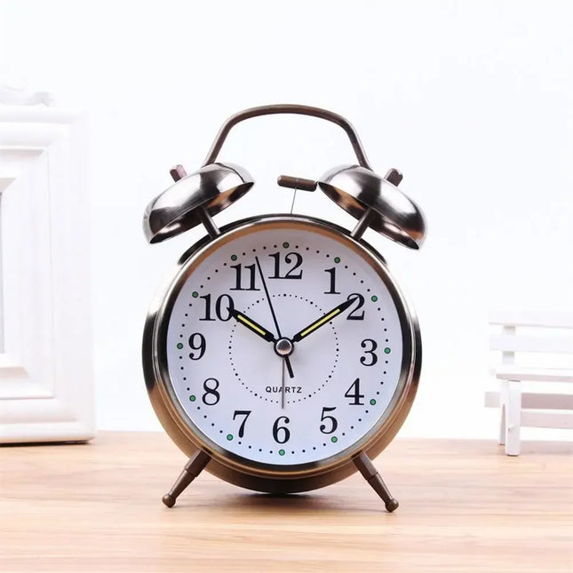 Malý vintage budík se zvonky