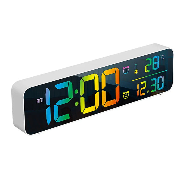 Digitální LED budík s duálním alarmem