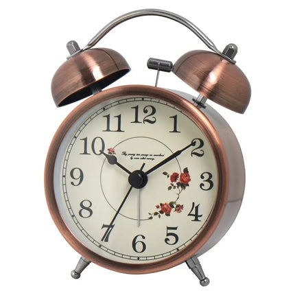 Designový retro budík s hlasitým zvoněním