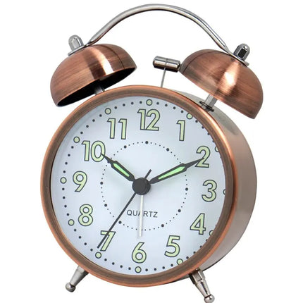 Designový retro budík s hlasitým zvoněním
