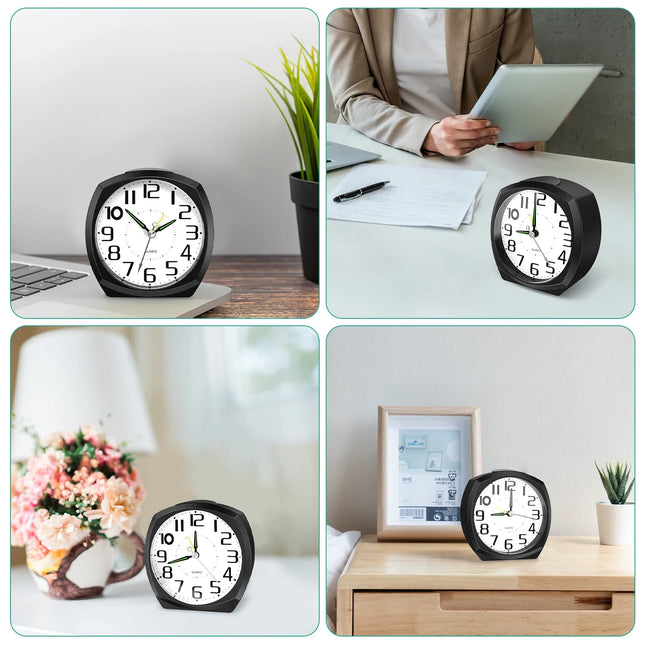 Jednoduchý moderní analogový budík