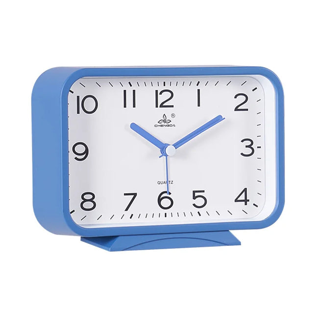 Obdélníkový analogový budík s tichým chodem