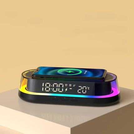 Světelný budík s bezdrátovým nabíjením