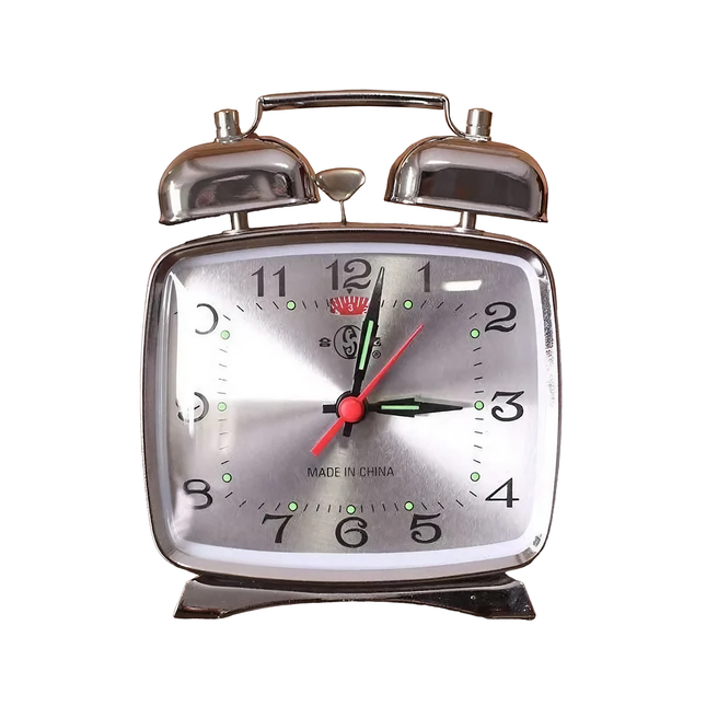 Starožitný mechanický budík s hlasitým zvoněním