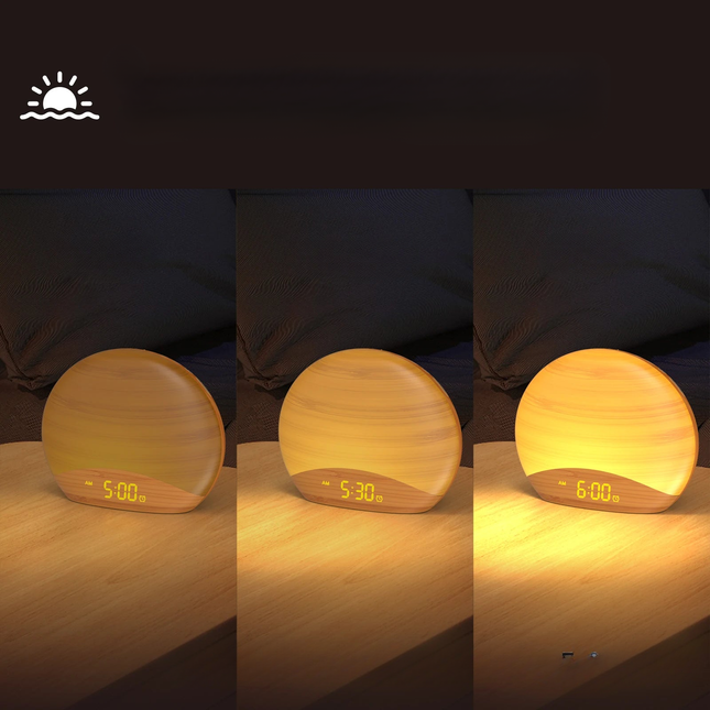 Světelný budík se zvuky přírody