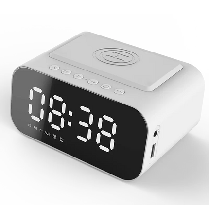 Radiobudík s bezdrátovou nabíječkou a Bluetooth