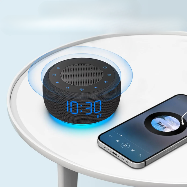 Radiobudík s Bluetooth reproduktorem a světlem