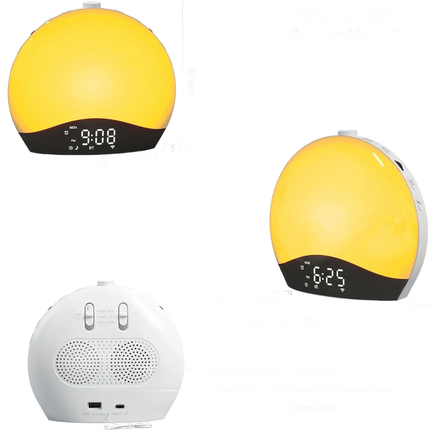 Chytrý radiobudík se simulací svítání