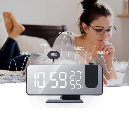 Radiobudík s projektorem a ukazatelem teploty