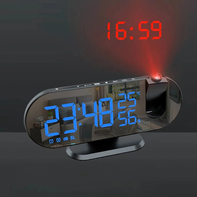 Moderní radiobudík s projekcí pro kluky