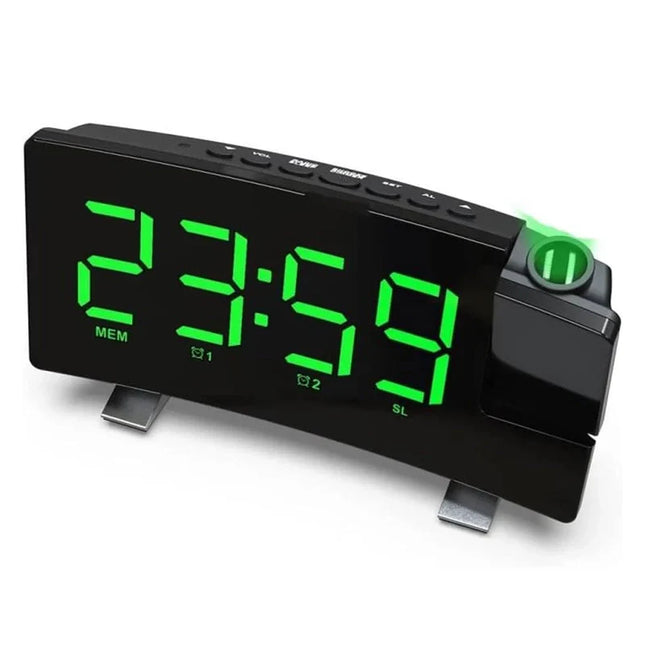 Projekční radiobudík s nabíjecím USB portem