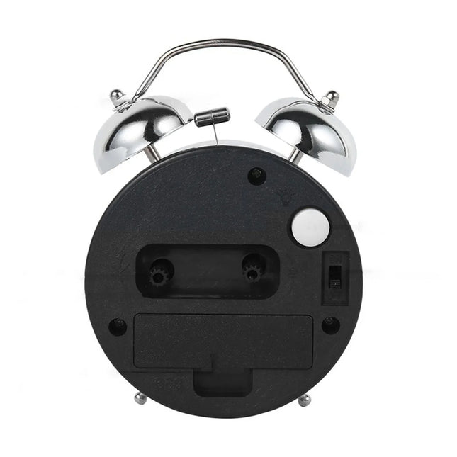 Klasický budík se svítícími číslicemi