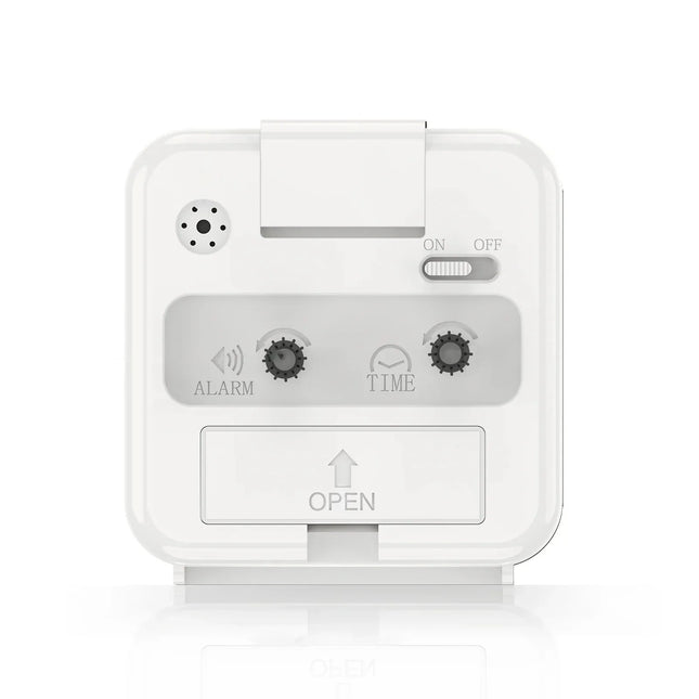 Quartzový analogový budík s nočním světlem