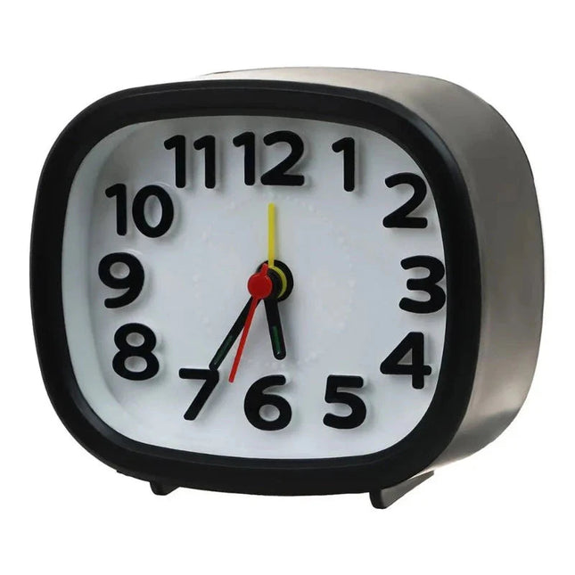 Tichý analogový budík bez tikání