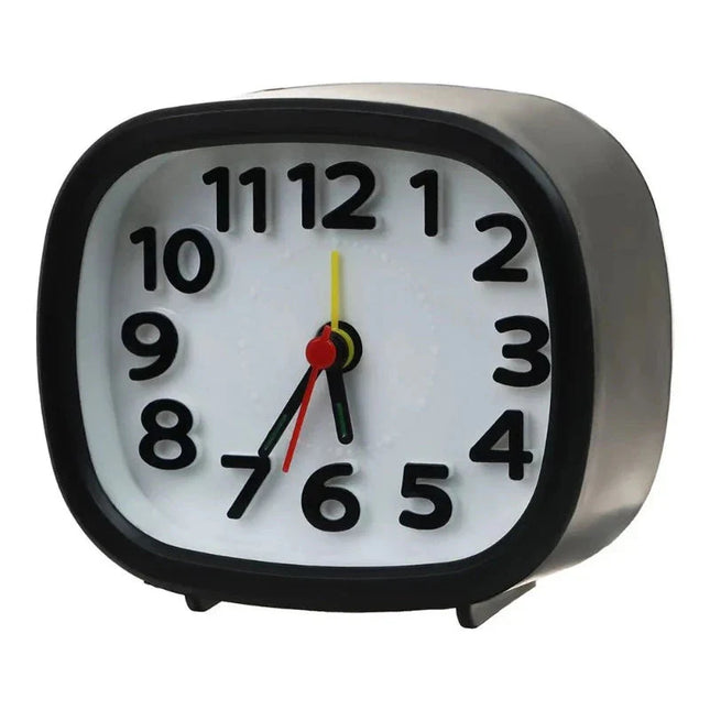 Tichý analogový budík bez tikání