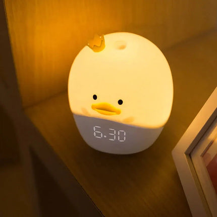 Roztomilý digitální budík ve tvaru králíčka