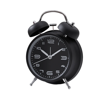 Originální retro budík se dvěma zvonky