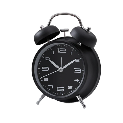 Originální retro budík se dvěma zvonky