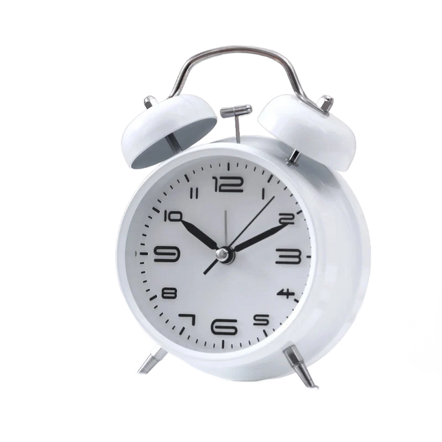 Originální retro budík se dvěma zvonky