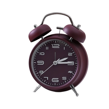 Originální retro budík se dvěma zvonky