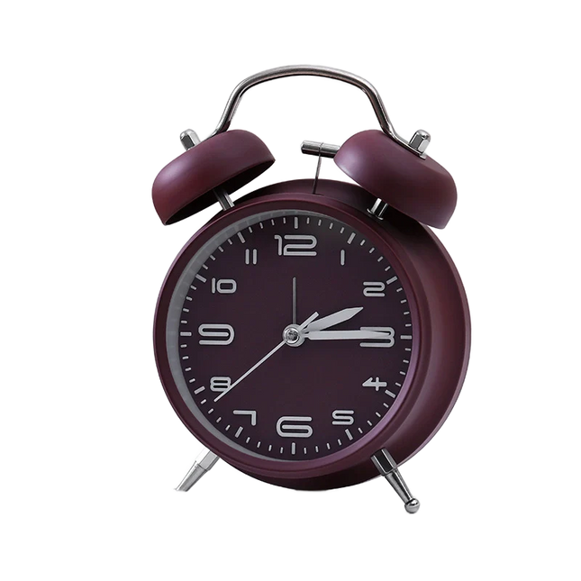 Originální retro budík se dvěma zvonky