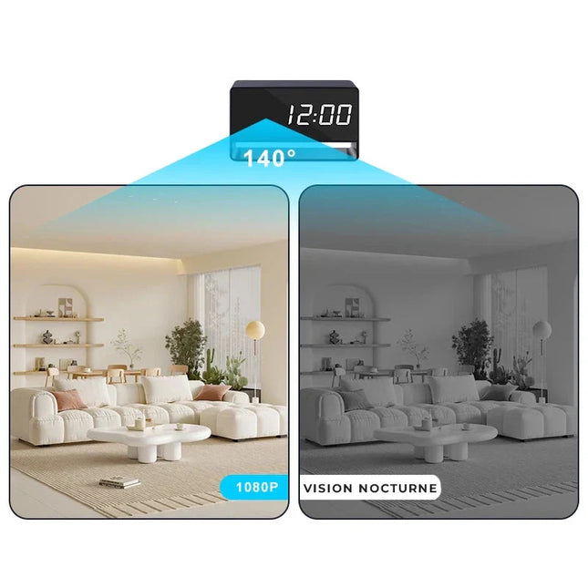 Budík se skrytou Full HD kamerou