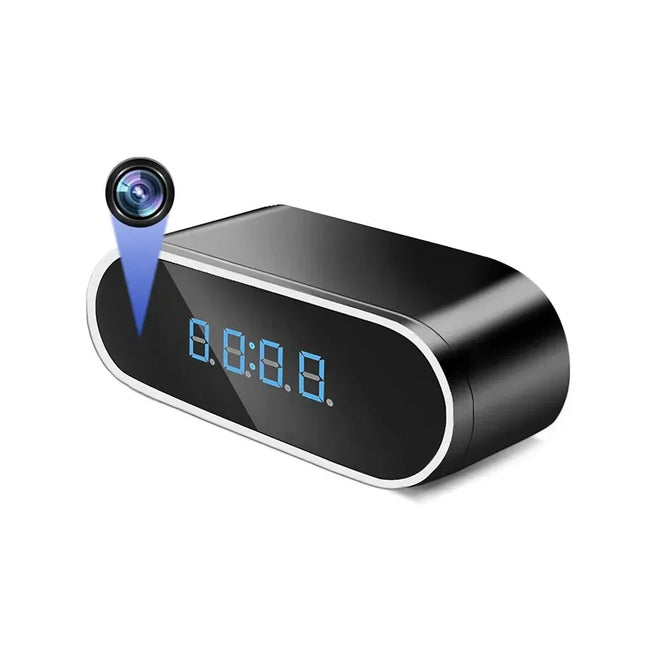 Digitální budík se skrytou HD kamerou