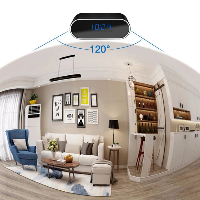 Digitální budík se skrytou HD kamerou