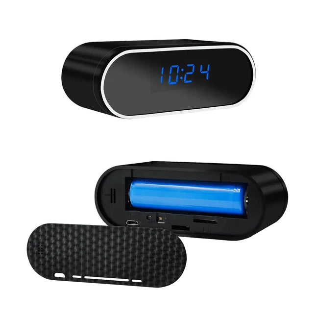 Digitální budík se skrytou HD kamerou