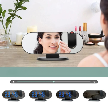 Špionážní budík s WiFi kamerou zrcadlový