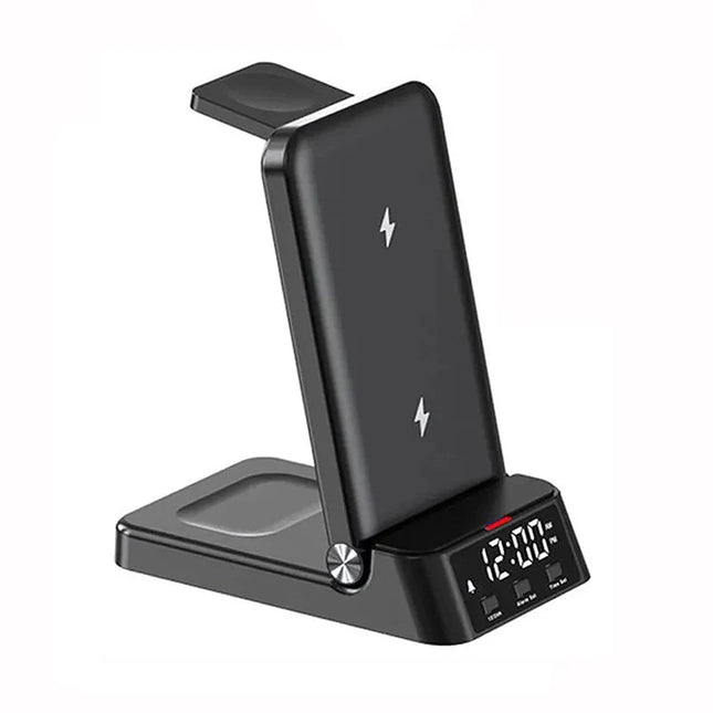 Budík se skládací bezdrátovou nabíječkou