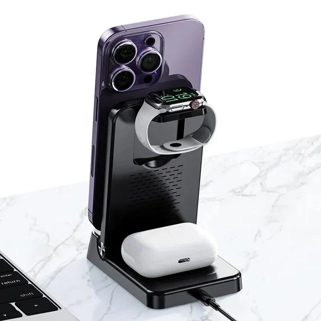 Budík se skládací bezdrátovou nabíječkou