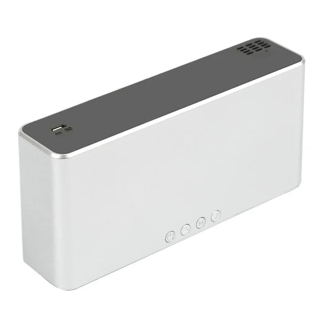 Budík s bezdrátovou nabíječkou a teploměrem