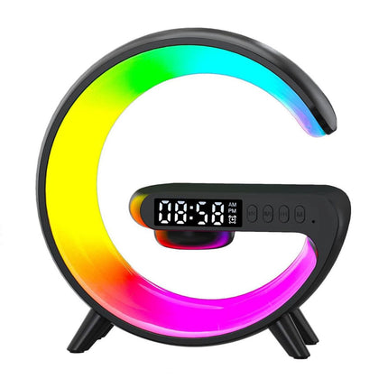 Budík s RGB lampou a nabíječkou