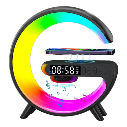 Budík s RGB lampou a nabíječkou