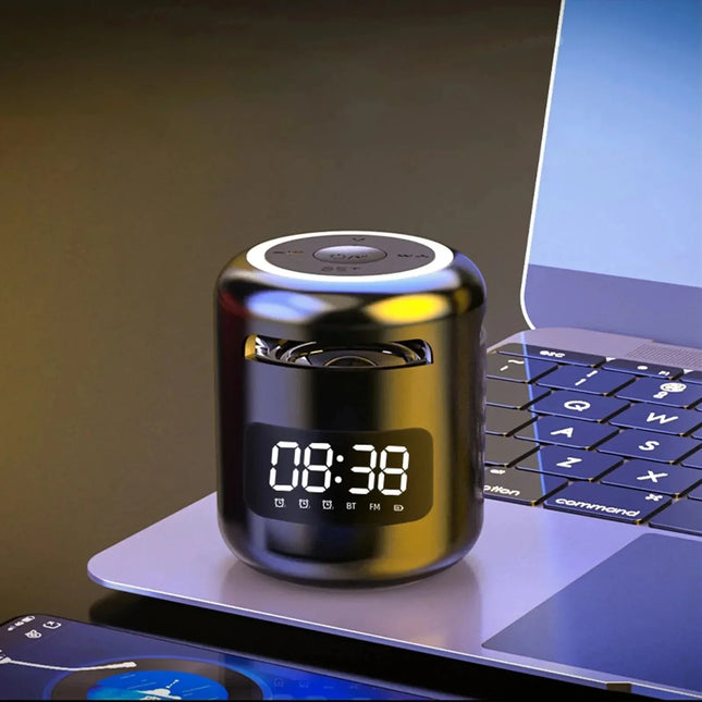 Bezdrátový Bluetooth budík s hlasitým reproduktorem