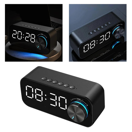 Budík s Bluetooth reproduktorem a LED