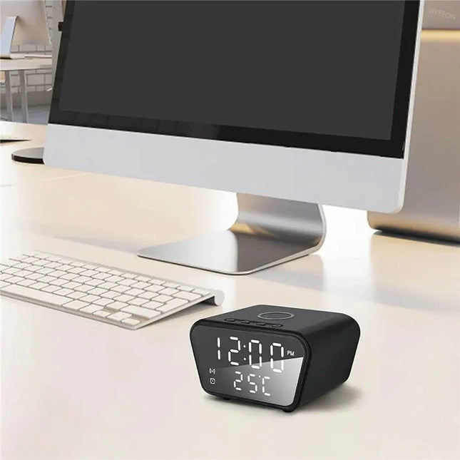 Chytrý budík s bezdrátovou nabíječkou telefonů