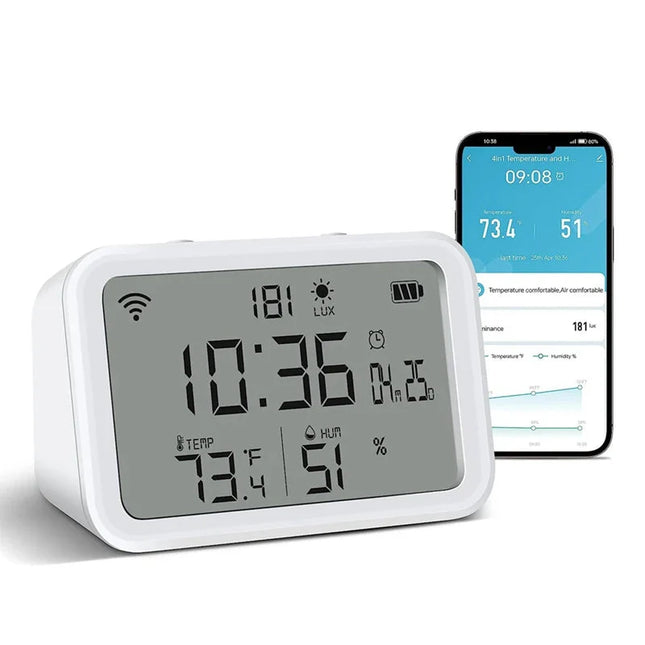 Chytrý Wi-Fi budík s meteostanicí Google